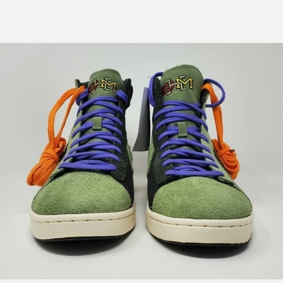 Converse Pro Leather Mid BHM Men Sz 8 Green Sequoia 168273C Black History Month - Picture 7 of 12